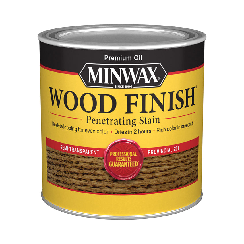 Minwax Wood Finish Oil-Based Stain, Provincial, Half Pint