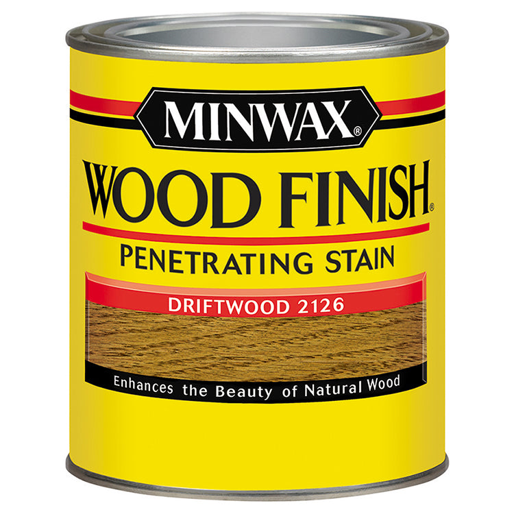 Minwax Wood Finish Oil-Based Stain, Driftwood, Half Pint