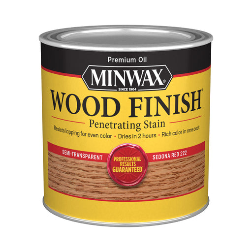 Half Pint Minwax Wood Finish Sedona RED 22220 - LCB Paint & Supply