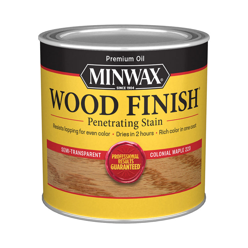 Minwax Wood Finish Oil-Based Stain, Colonial Maple, Half Pint