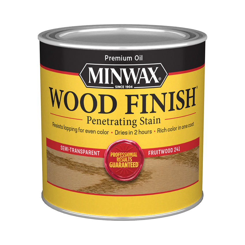 Minwax Wood Finish Oil-Based Stain, Fruitwood, Half Pint