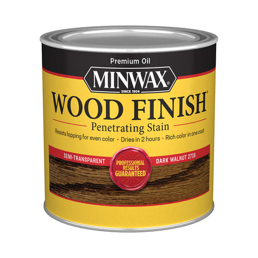 Half Pint Minwax Wood Finish Dark Walnut 22716 - LCB Paint & Supply