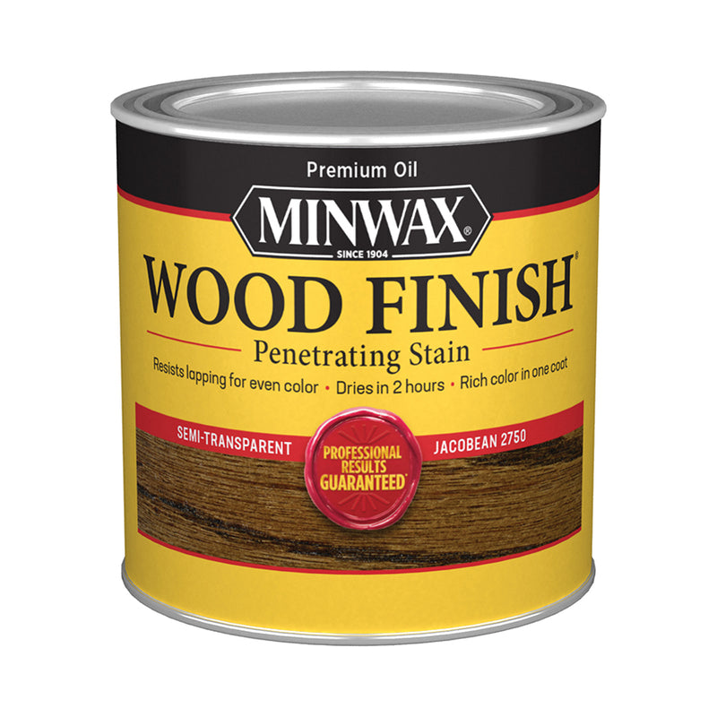 Minwax Wood Finish Oil-Based Stain, Jacobean, Half Pint