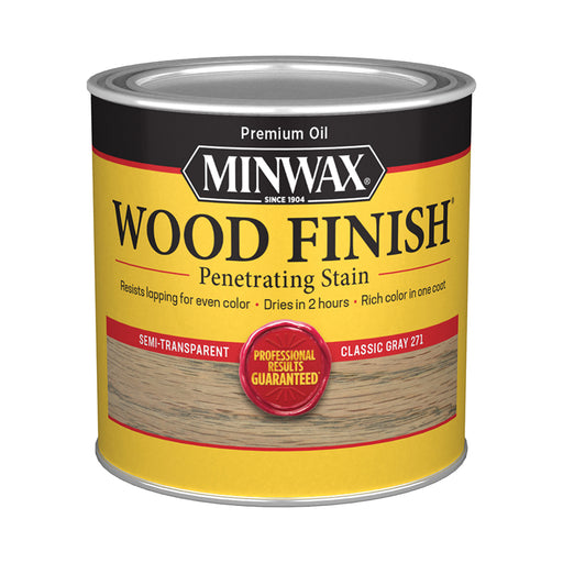 Half Pint Minwax Wood Finish Classic Gray 22761 - LCB Paint & Supply