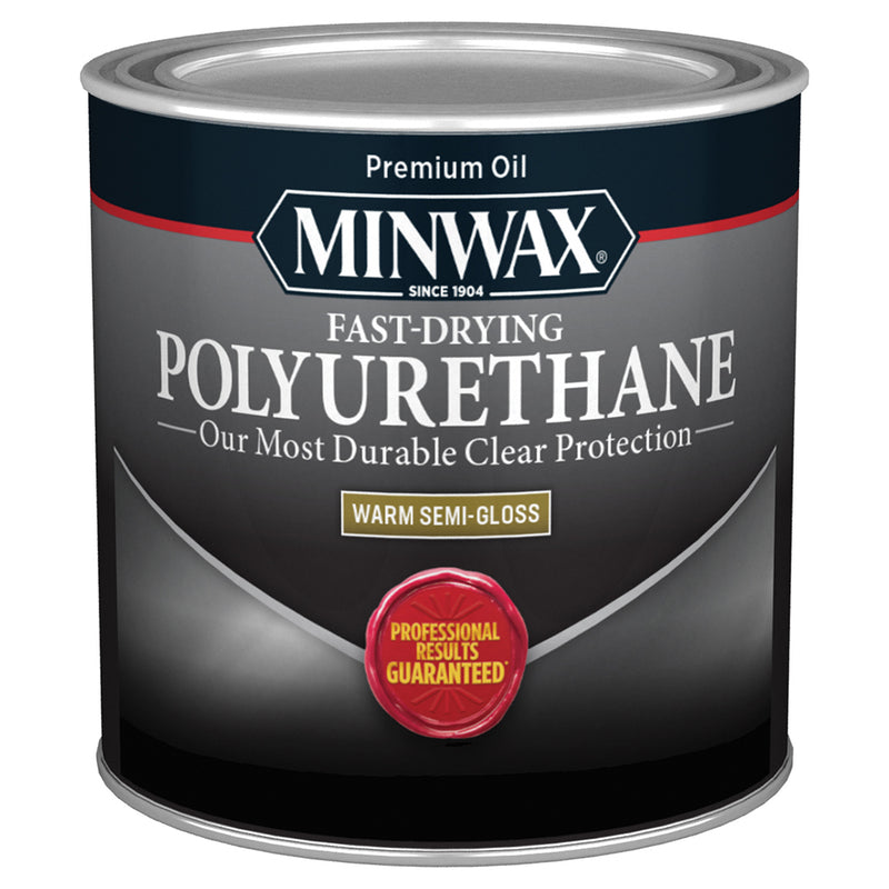 Minwax Fast-Drying Oil-Based Polyurethane Semi-Gloss Clear 0.5 pt product image