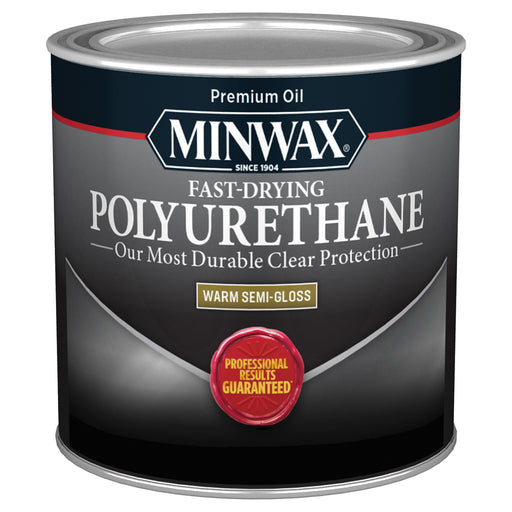 Minwax Fast-Drying Oil-Based Polyurethane Semi-Gloss Clear 0.5 pt product image