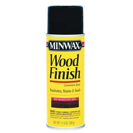 Minwax Wood Finish Red Mahogany 225 aerosol spray stain can