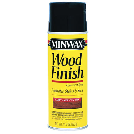 Minwax Wood Finish Early American 230 aerosol spray stain can