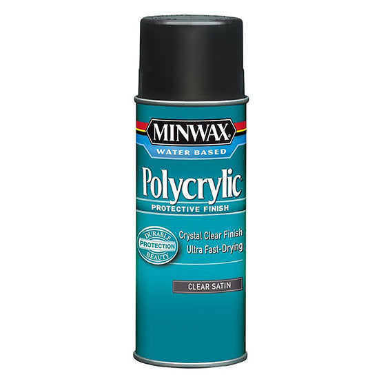 Minwax Spray Polycrylic Clear Satin Project Weekend DIY