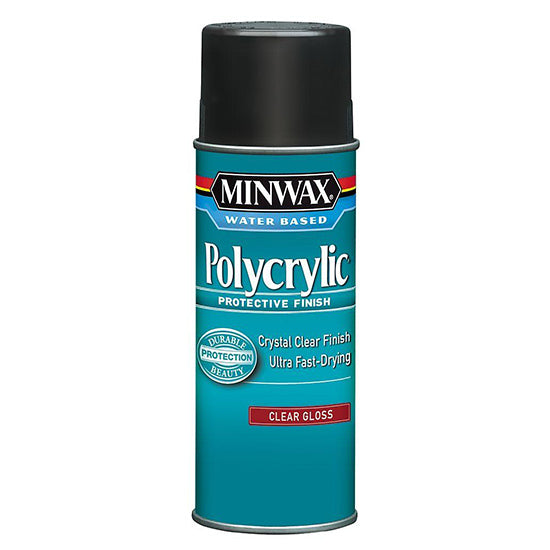 Minwax Spray Polycrylic Clear Gloss Project Weekend DIY