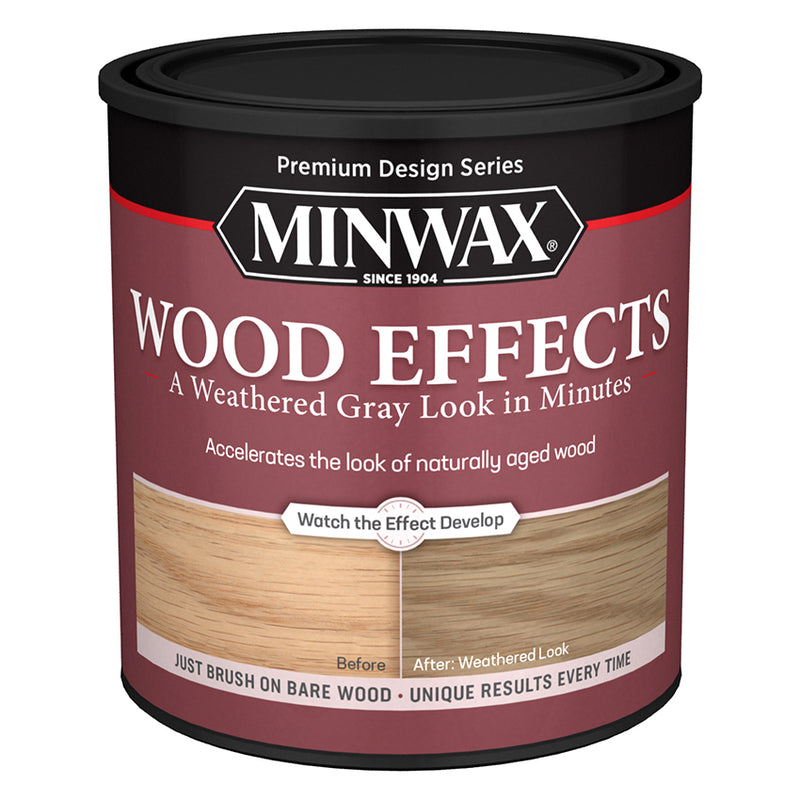 Minwax Design Series Wood Effects, Weathered Gray, Quart