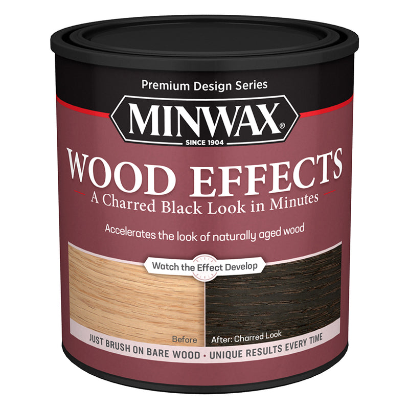 Minwax Design Series Wood Effects, Charred Wood, Quart