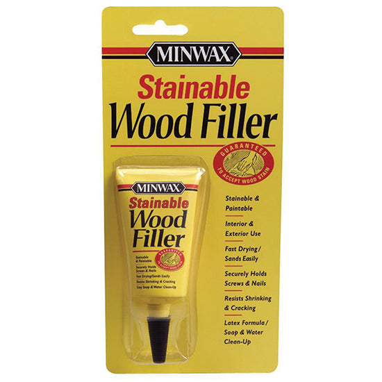 Minwax Stainable Wood Filler Natural Interior / Exterior Project Weekend DIY
