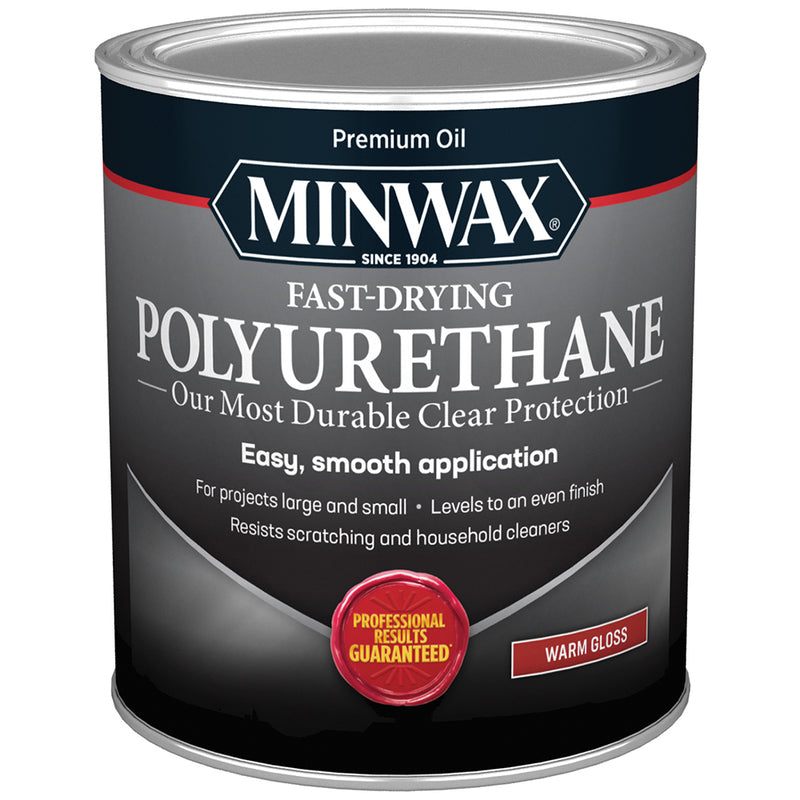 Minwax Fast-Drying Oil-Based Polyurethane Gloss Clear Quart product image