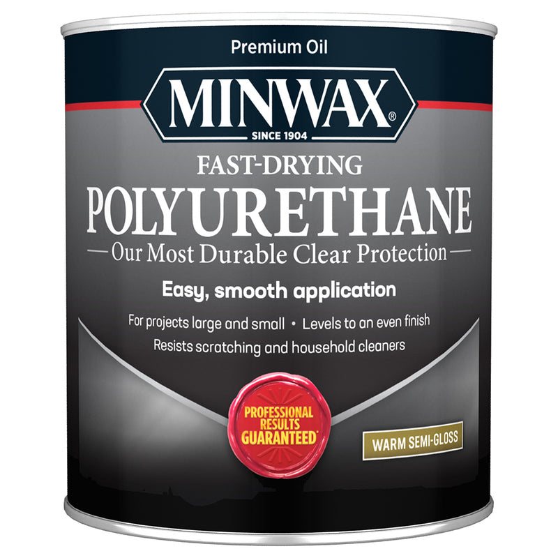 Minwax Fast-Drying Oil-Based Polyurethane Semi-Gloss Clear Quart product image