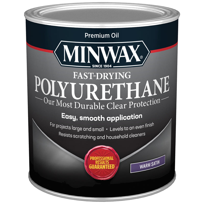 Minwax Polyurethane Finish Satin Quart Project Weekend DIY