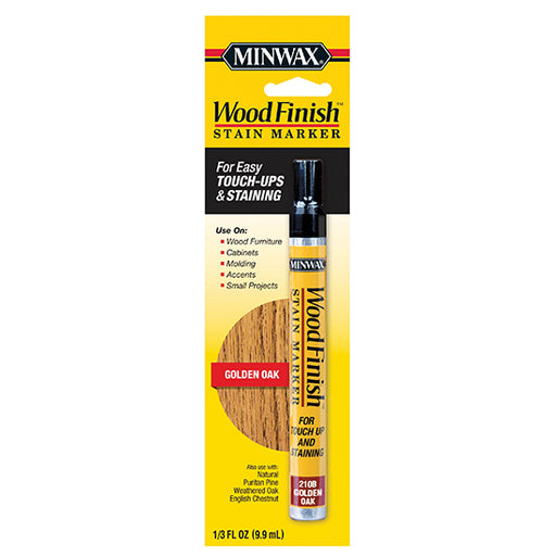 Minwax Wood Finish Marker Golden Oak Stain 1/3 oz Project Weekend DIY