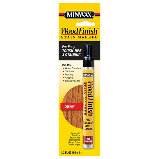 Minwax Wood Finish Marker Cherry Stain 1/3 oz Project Weekend DIY
