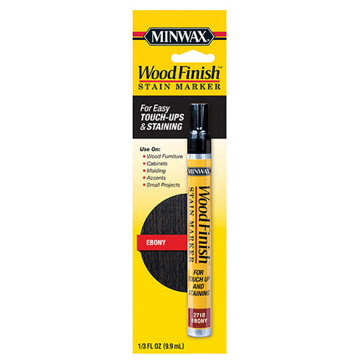 Minwax Wood Finish Marker Ebony Stain 1/3 oz Project Weekend DIY