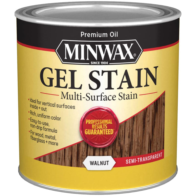 Minwax Gel Stain, Walnut, Quart