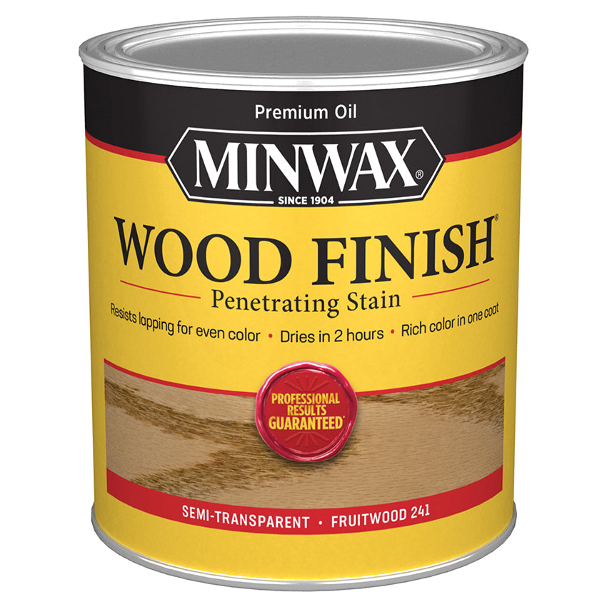 Minwax Wood Finish Oil-Based Stain, Fruitwood, Quart