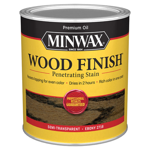 Quart Minwax Wood Finish Ebony 70013 - LCB Paint & Supply