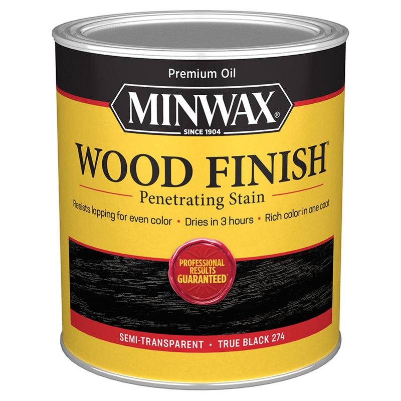 Quart Minwax Wood Finish True Black 70051 - LCB Paint & Supply