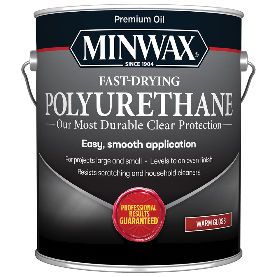 Minwax Fast-Drying Polyurethane, Clear Gloss, Gallon