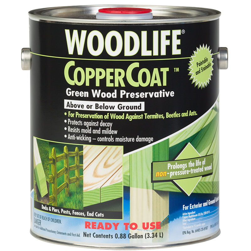 Wolman WoodLife CopperCoat Green Wood Preservative, Gallon