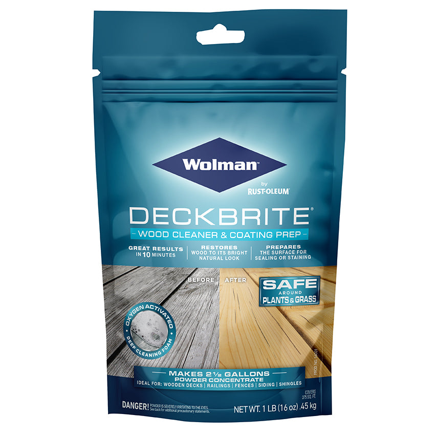 Wolman DeckBrite Wood Cleaner & Coating Prep, 1 lb