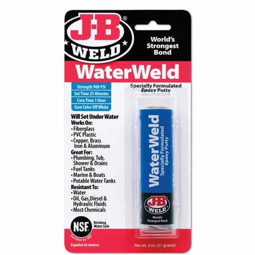 J-B Weld WaterWeld Epoxy Adhesive Off White 2 oz product image