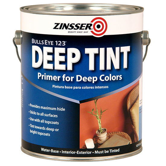 Zinsser Bulls Eye 1-2-3 Stain Blocking Primer, Deep Tint, Gallon
