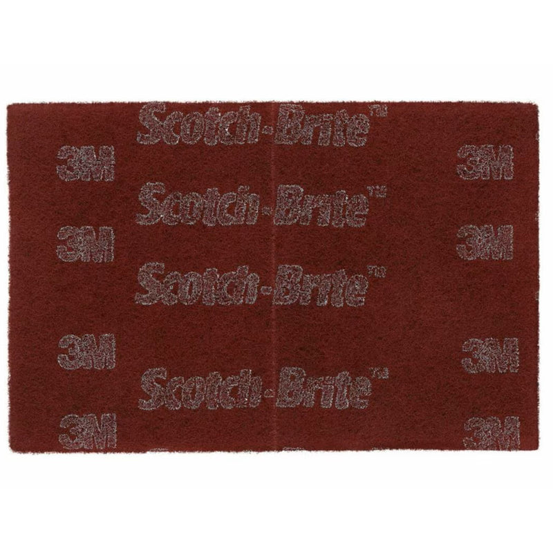 3M Scotch-Brite General Purpose Hand Pad, Maroon, 6 Inch