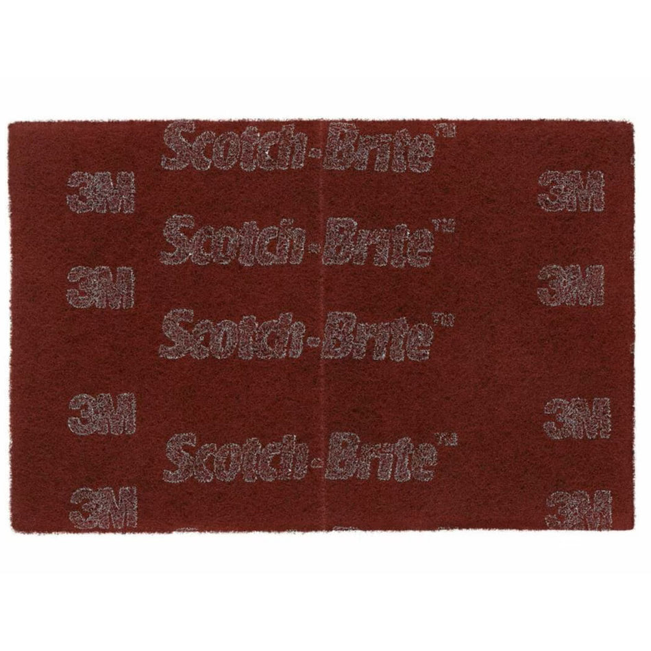 3M Scotch-Brite General Purpose Hand Pad, Maroon, 6 Inch