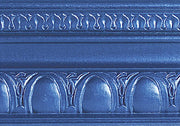Modern Masters Satin Metallic Venetian Blue manufacturer sample; reference for Quart