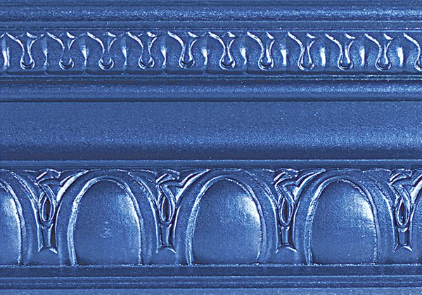 Modern Masters Satin Metallic Venetian Blue manufacturer sample; reference for Quart