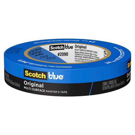 3M Original MultiSurface Blue Painter's Tape x 60yd 0.94in Project Weekend DIY