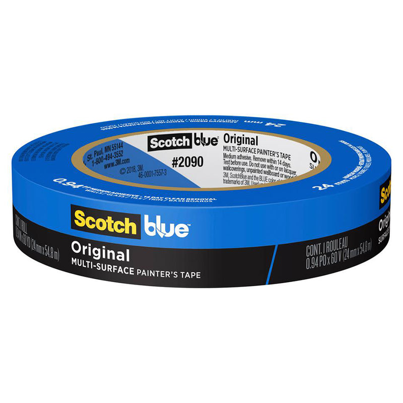 3M Original MultiSurface Blue Painter's Tape x 60yd 0.94in Project Weekend DIY