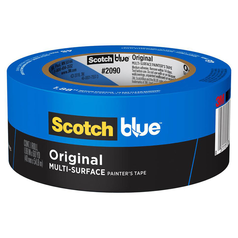 3M Original MultiSurface Blue Painter's Tape x 60yd 1.88in Project Weekend DIY