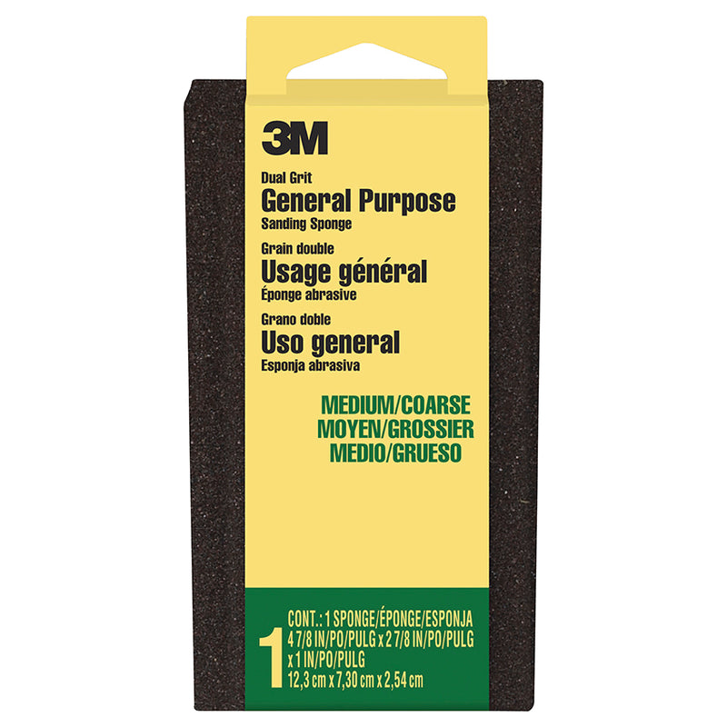 3M All Purpose Large Area Sanding Sponge, 2-7/8 Inch
