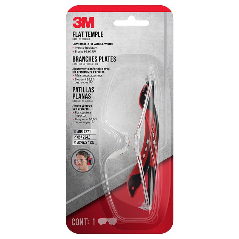 3M Performance Safety Eyewear, Aerodynamic Design, 6-Pack