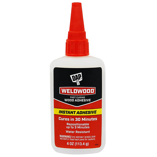 DAP Weldwood Instant Adhesive, Clear, 4 oz