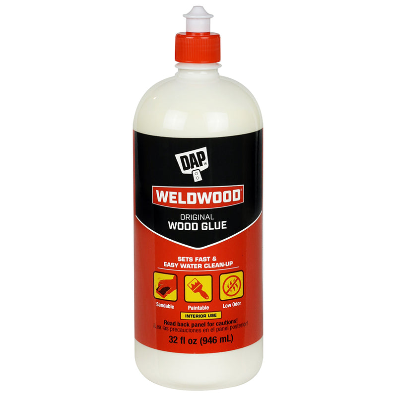 DAP Weldwood Original Wood Glue, Yellow, Quart