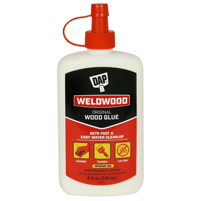 DAP Weldwood Original Wood Glue, Yellow, 8 oz