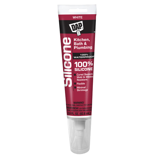 Dap Silicone Bath Sealant White - 2.8 oz by Dap | LCB Paint & Supply
