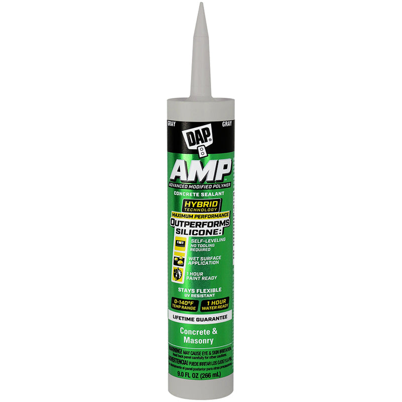 DAP AMP Cart Amp Slf Lvl Mason Gray Advanced Modified Polymer Self Leveling Concrete and Masonry Sealant Project Weekend DIY