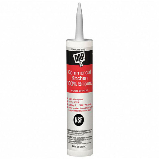 DAP Commercial Kitchen Com Silcn Stnls 100% Silicone Sealant Project Weekend DIY
