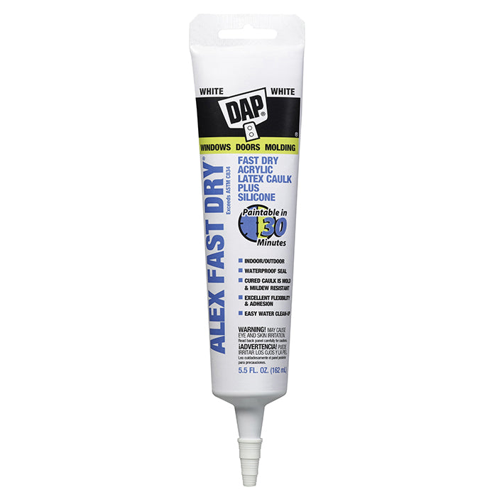 DAP Tube Alex Plus Fast Dry 5.5 oz Project Weekend DIY