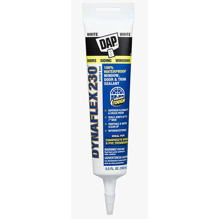 DAP Tube Dynaflex 230 White 5.5 oz Project Weekend DIY