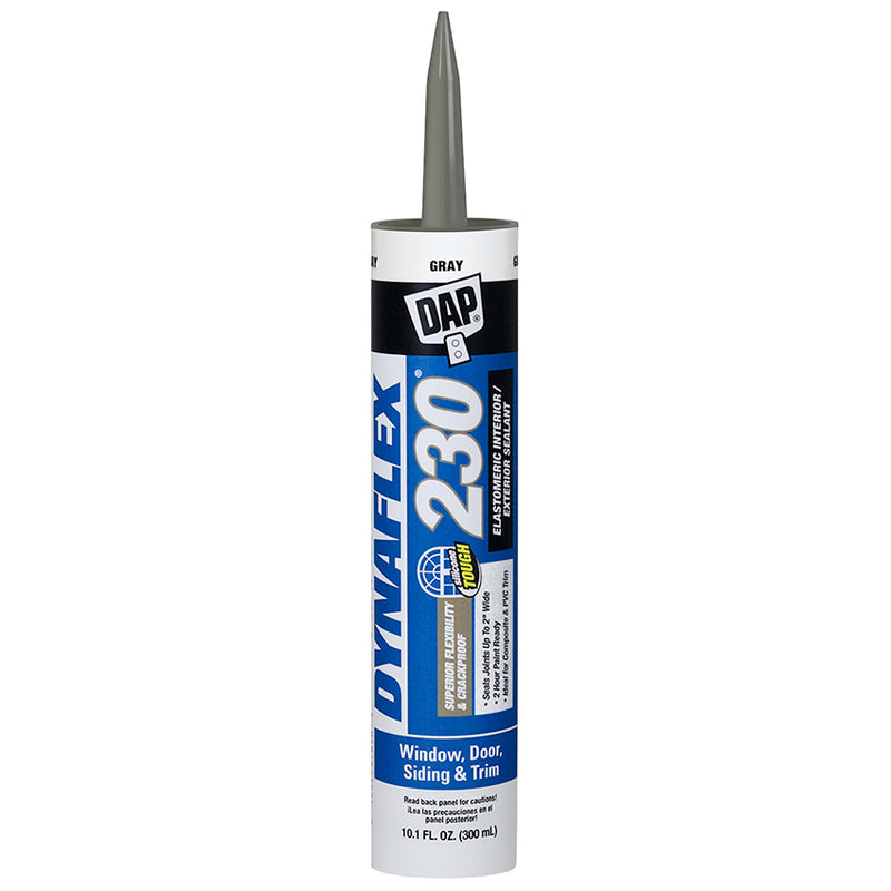 DAP Dynaflex 230 Cart Gray Window, Door, and Trim Sealant Project Weekend DIY